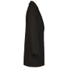 Manteau femme Kariban Premium Noir – coupe loose twill laine – vue 3