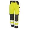 Pantalon cargo haute visibilité jaune fluo Result – Sécurité chantier