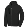 Veste Softshell 3 couches recyclée à capuche Noire – Result – vue 3