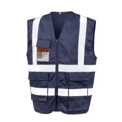 Gilet de sécurité zippé Marine Result – Visibilité améliorée