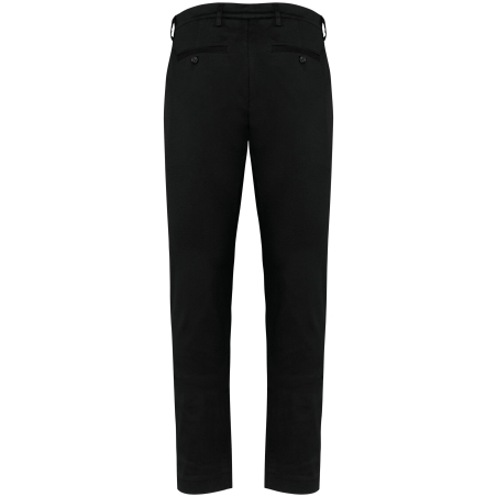 Pantalon chino homme noir Kariban Premium – coupe straight – vue 2