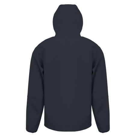 Veste Softshell 3 couches recyclée à capuche Marine – Result – vue 2