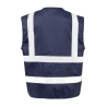 Gilet de sécurité zippé Marine Result – Visibilité améliorée – vue 2