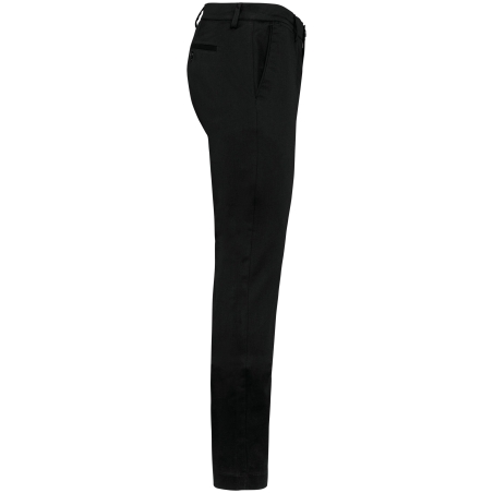 Pantalon chino homme noir Kariban Premium – coupe straight – vue 3