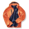 Veste Softshell 3 couches recyclée à capuche Result – Orange / Navy