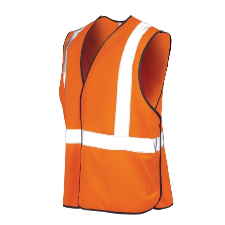 Gilet Haute Visibilité Anti-Enchevêtrement Orange Fluo Result – vue 2