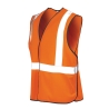 Gilet Haute Visibilité Anti-Enchevêtrement Orange Fluo Result – vue 2