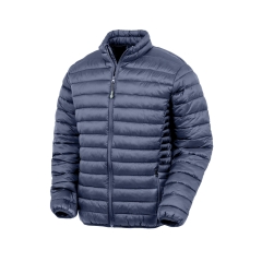 Veste matelassée recyclée sans capuche Marine – Result