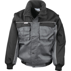 Veste blouson Heavy Duty manches amovibles Noir – Result