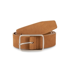 Ceinture cuir velours cognac homme Kariban Premium
