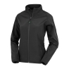 Veste softshell femme recyclée Result – Noir