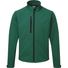 Veste Softshell Homme Russell Vert Bottle Green – Coupe Droite