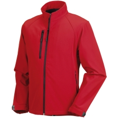 Veste Softshell Homme Rouge Classic Red Russell – 340 g/m²