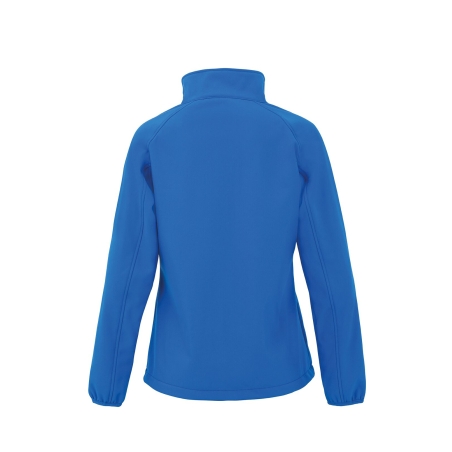 Veste softshell femme recyclée Result – Bleu Royal – vue 2