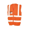 Gilet haute visibilité en maille Orange Result – Classe 2
