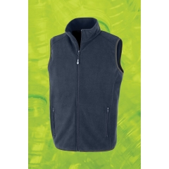Bodywarmer recyclé marine Result – Gilet sans manche professionnel