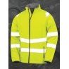 Veste softshell haute visibilité recyclée jaune fluo – Result