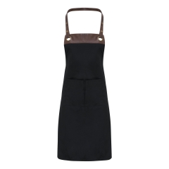 Tablier à bavette Espresso Noir / Marron – Premier