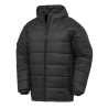 Parka Doudoune Recyclée Noire Result – Veste de Travail Hiver