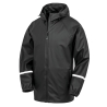 Veste imperméable Prism PU bandes réfléchissantes Noir – Result – vue 2