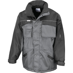 Parka Heavy Duty Result Workguard Noir – Veste de travail hiver