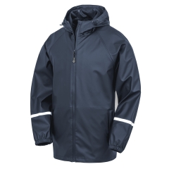 Veste imperméable Prism PU bandes réfléchissantes Marine – Result