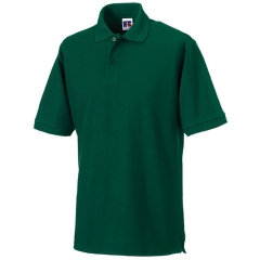 Polo Heavy Duty Russell Vert Bouteille – 210 g/m²
