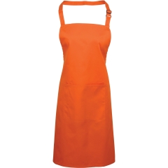 Tablier à bavette Colours avec poche Orange – Premier