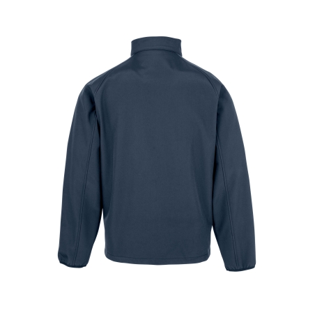 Veste Softshell Homme Recyclée Marine – Result – vue 2