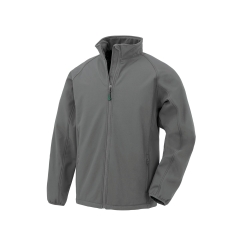 Veste softshell homme recyclée Result – Gris Workguard