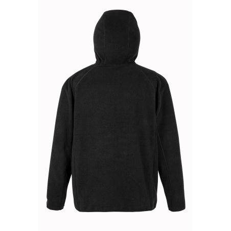 Veste à capuche micropolaire recyclée Result – Noir – vue 2