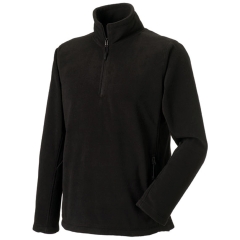 Veste polaire col zippé Noir Russell – 320 g/m²