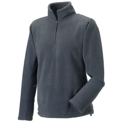 Veste Polaire Col Zippé Gris Russell – Quart Zip 320 g/m²
