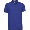 Polo Stretch Homme Russell Bleu Azure – Coupe Slim 210 g/m²