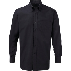 Chemise Oxford Manches Longues Russell Homme – Noir