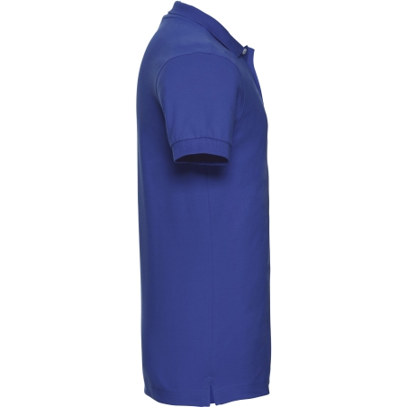 Polo Stretch Homme Russell Bleu Azure – Coupe Slim 210 g/m² – vue 3