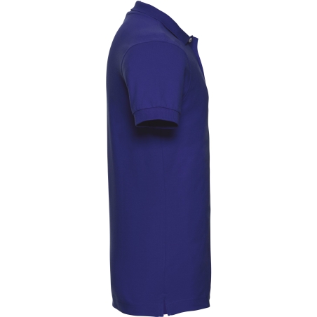 Polo Stretch Homme Bleu Russell – Coupe Slim 210 g/m² – vue 3