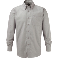 Chemise Oxford Manches Longues Russell Homme – Gris