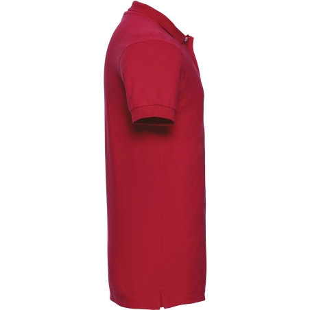 Polo Stretch Homme Rouge Classic Red Russell 210 g/m² – vue 3