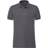 Polo Stretch Homme Russell Gris – Coupe Slim 210 g/m²