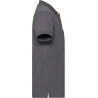 Polo Stretch Homme Russell Gris – Coupe Slim 210 g/m² – vue 3