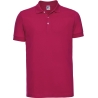 Polo Stretch Slim Homme Fuchsia Russell – 210 g/m²