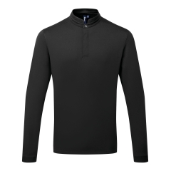 Polo de cuisinier manches longues Coolchecker Essential Noir – Premier