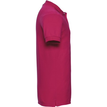 Polo Stretch Slim Homme Fuchsia Russell – 210 g/m² – vue 3