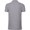 Polo Stretch Homme Russell Gris Light Oxford – Coupe Slim – vue 2