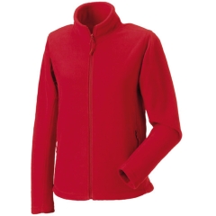 Veste polaire femme Russell Classic Red – Full Zip 320 g/m²