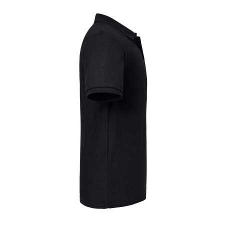 Polo noir homme Authentic Eco 180 g/m² – Russell – vue 3