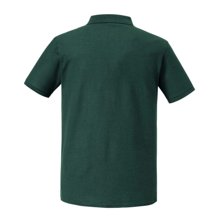 Polo homme Authentic Eco Vert Bouteille Russell 180 g/m² – vue 2