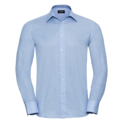 Chemise Oxford Manches Longues Homme Russell – Bleu