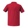 Polo homme Authentic Eco Rouge 180 g/m² – Russell – vue 2